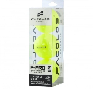Bóng Pickleball Facolos F-Pro Performance Xanh (Hộp 3 quả)