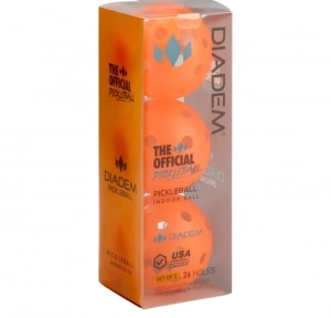 Bóng Pickleball Diadem Official Pickleball Indoor Ball (Hộp 3 Quả)